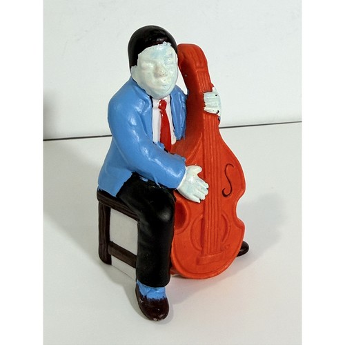 Hand painted ceramic jazz - ceramic,
