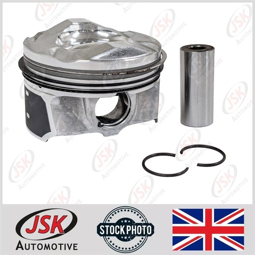 Piston with rings - rings, fitted