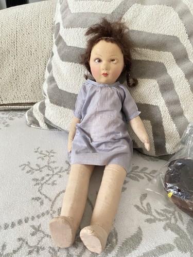 Very old doll needs eye - needs, repair