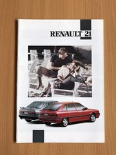 Renault 21 UK Sales Brochure