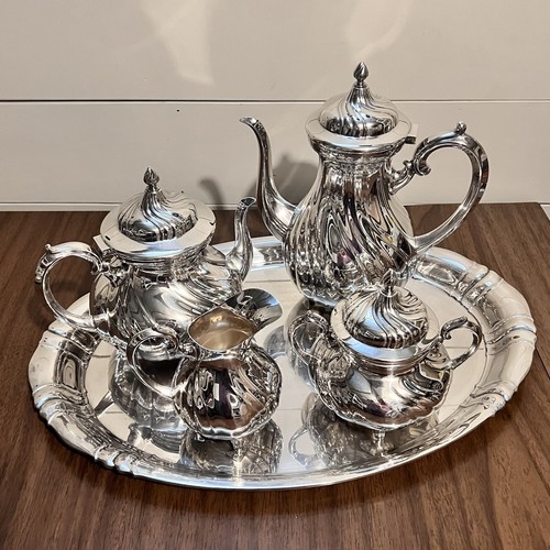 Wmf silver plate coffee - plate,