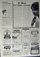 Antique Old Print 1912