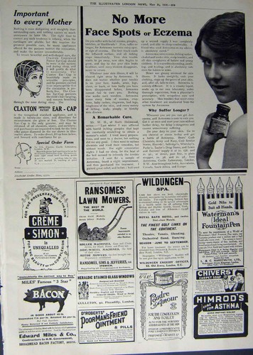 Antique old print 1912 - antique,
