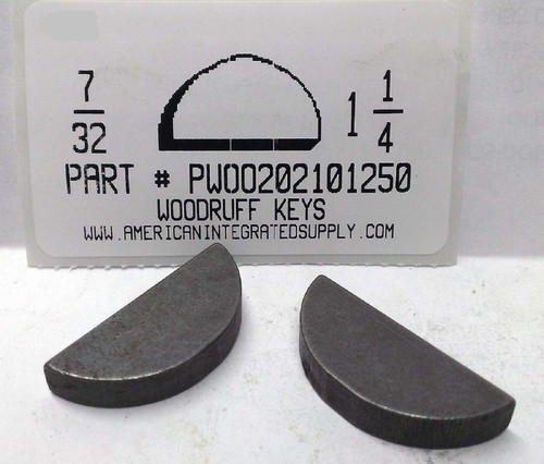 32x1 4 woodruff - woodruff, keys