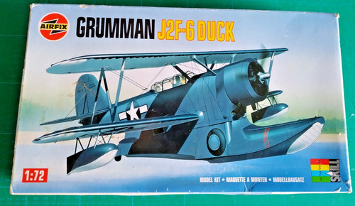 Airfix grumman j2f 6 - airfix, duck