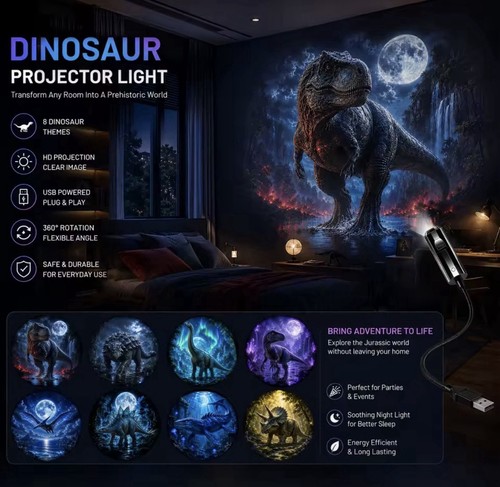 Dinosaur rotating smart - hd,
