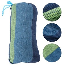  Rainbow Canvas Hammock Outdoor Garden Swing Hammock Striped Canvas Swing