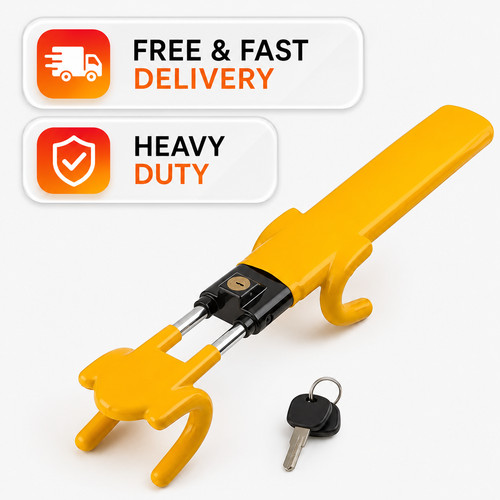 Car steering wheel lock heavy - steering,