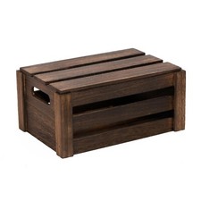 Wooden Crate with Handles and