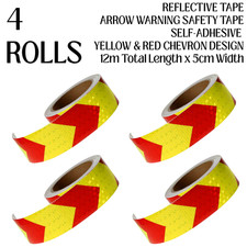 4 ROLLS Reflective Tape Arrow