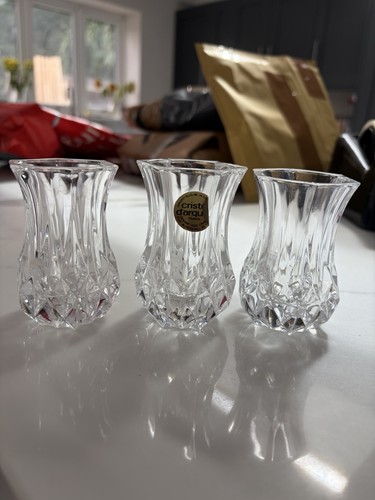 Cristal arques bud vases - cristal,