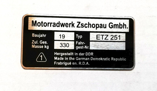 Frame badge nameplate pass