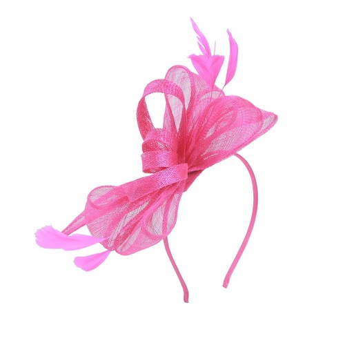 Elegant looped fascinator - looped,