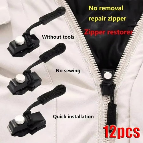 Zipper repair kit 12pcs - repair, 3-12pcs