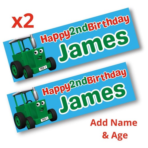 Personalised tractor theme - personalised,