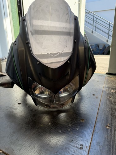 Front headlight fairing dome - front,