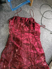 formal evening dress size 10 - debut - 4 layer puff skirt - spaghetti strap