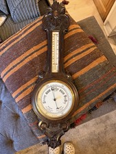 Antique Carved Oak Banjo