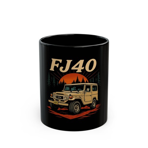 1973 fj40 mug - 11oz, black