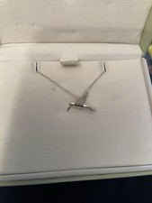 Alex Monroe sterling silver hummingbird necklace