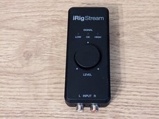IK Multimedia iRig Stream audio interface for iOS PC mic streaming NO CABLE
