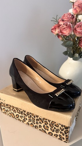 Vices black patent faux - patent, &