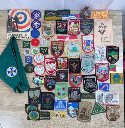 Vintage 1970s scout badge - vintage,