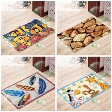 Latch Hook Rug Making kits for Adults Beginner Embroidery Cushion Cover 60X40CM