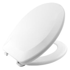Bemis Ashford Thermoplastic Toilet Seat for Universal Pans│Unbreakable│White