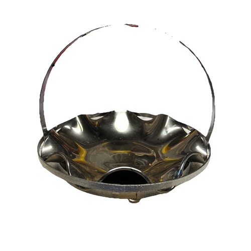 Vintage silver plated basket - vintage,