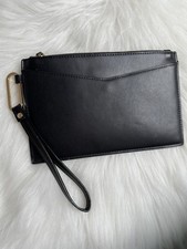 Linea Black Clutch Bag Faux