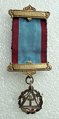 Irish masonic medal - jewel,