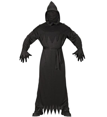 Adult black hooded reaper - adult,