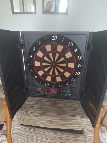 Electronic dartboard with led - led,