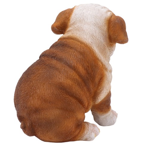 English bulldog puppy statue - bulldog,