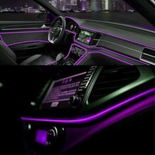 LED Car Interior Decor Atmosphere Wire Strip Light Lamp Accessories Universal