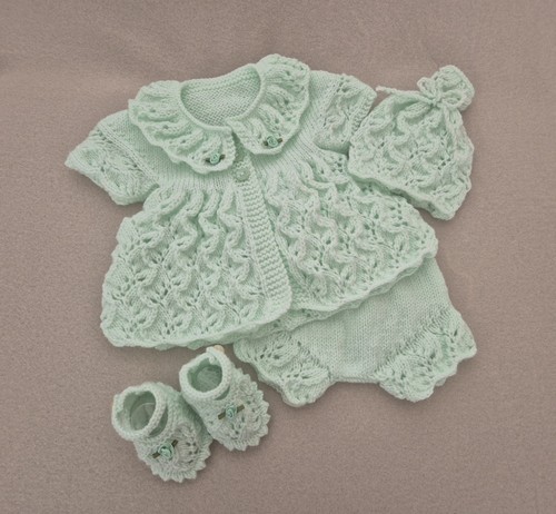 Hand knitted baby - 4, pce