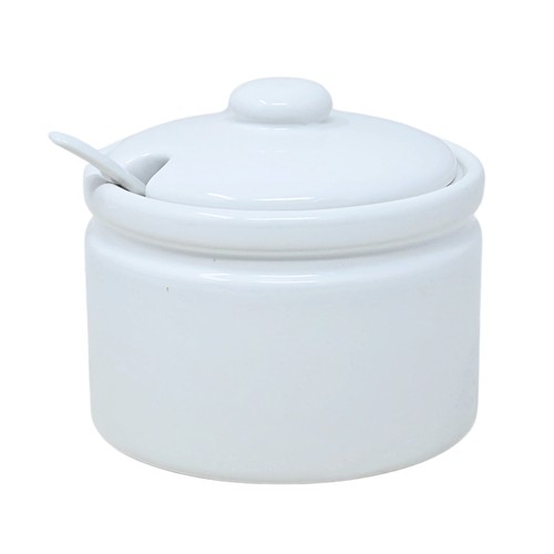 Jam pot with lid spoon - jam,