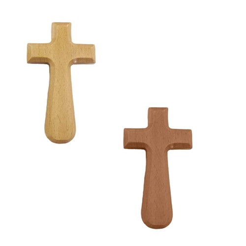 Wooden cross decor jesus - decor,