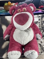 Lotso Bear Disney Store 18”Toy Story Strawberry Scented Large Soft Plush