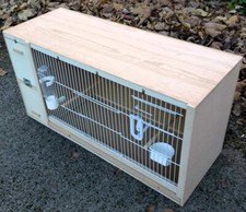 Budgie Breeding Cage  STARTER KIT 30"x15x12 with LEFT HANDED nest box 2 DOOR
