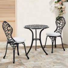 Black  Bistro Set Cast