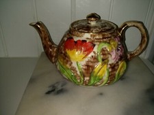 Rare Vintage Lingard Webster &Tunstall China Teapot Tulip Design Made in England