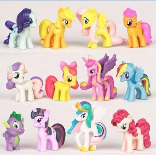 12pcs little pony figures - 12pcs,