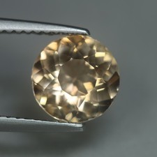 2.18 Cts_Loose Great Gemstone_100 % Natural Champagne Topaz_Nice Cut