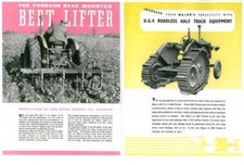 40 x Implements for the Fordson Major Tractor Brochure - County Tracks, Roadless
