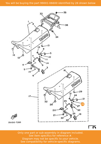 Yamaha circlip 99001 06600 - yamaha, 99001-06600