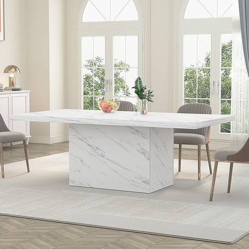 Hsh white faux marble - white,