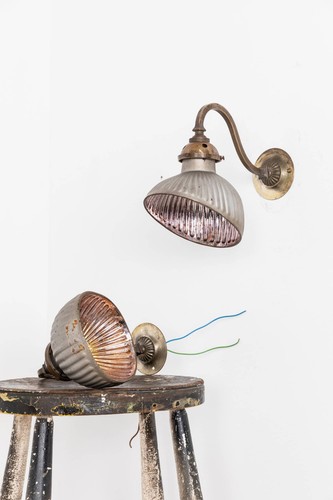 Pair diminutive glass - glass, gec