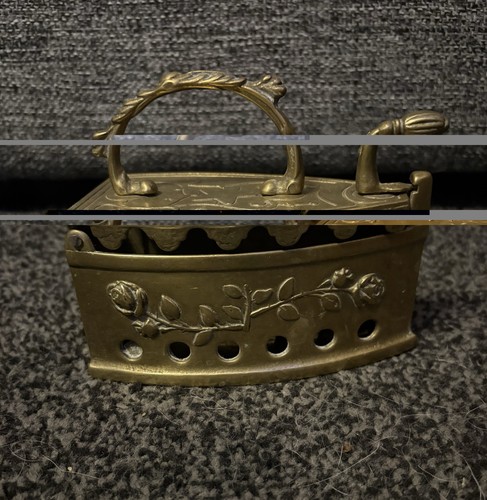 Ornate brass decorative coal